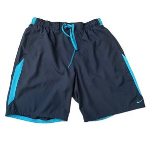 Men's XL Navy Nike Swim trunks